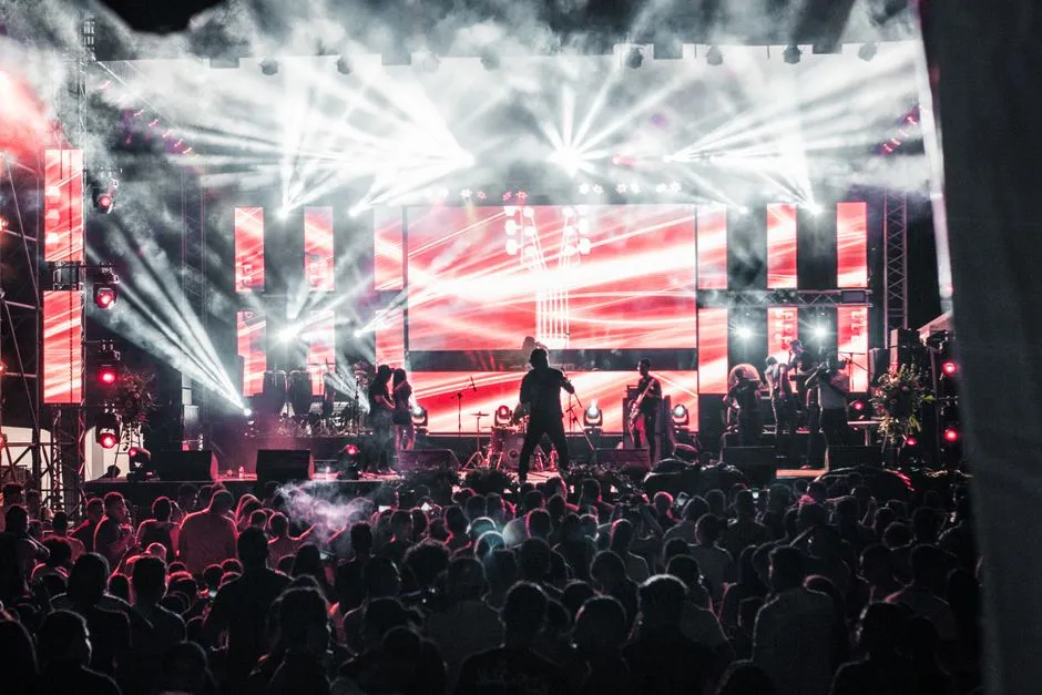 Illustrative photo of a crowd watching a live concert